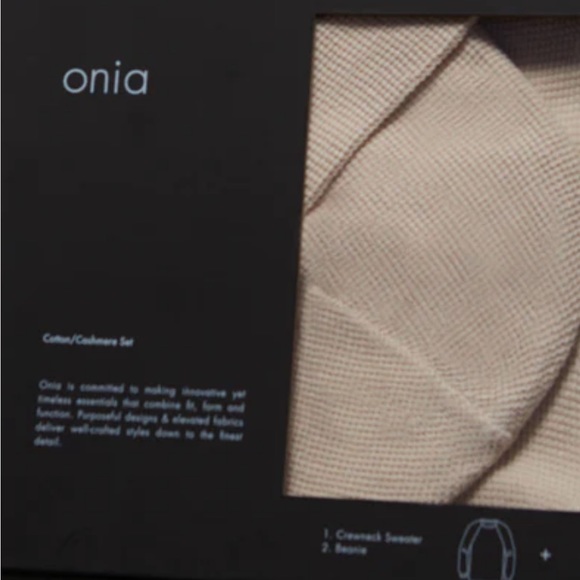 Onia Other - Onia Cashmere Cotton Boxset In Swan Size S